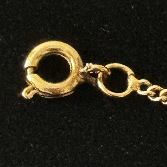 Chanel 01A COCO Gold Coloured Chain Necklace with Black Rhinestones - Picture 10 of 13